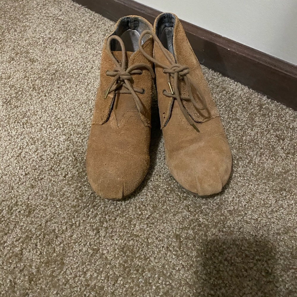 Brown Suede Booties